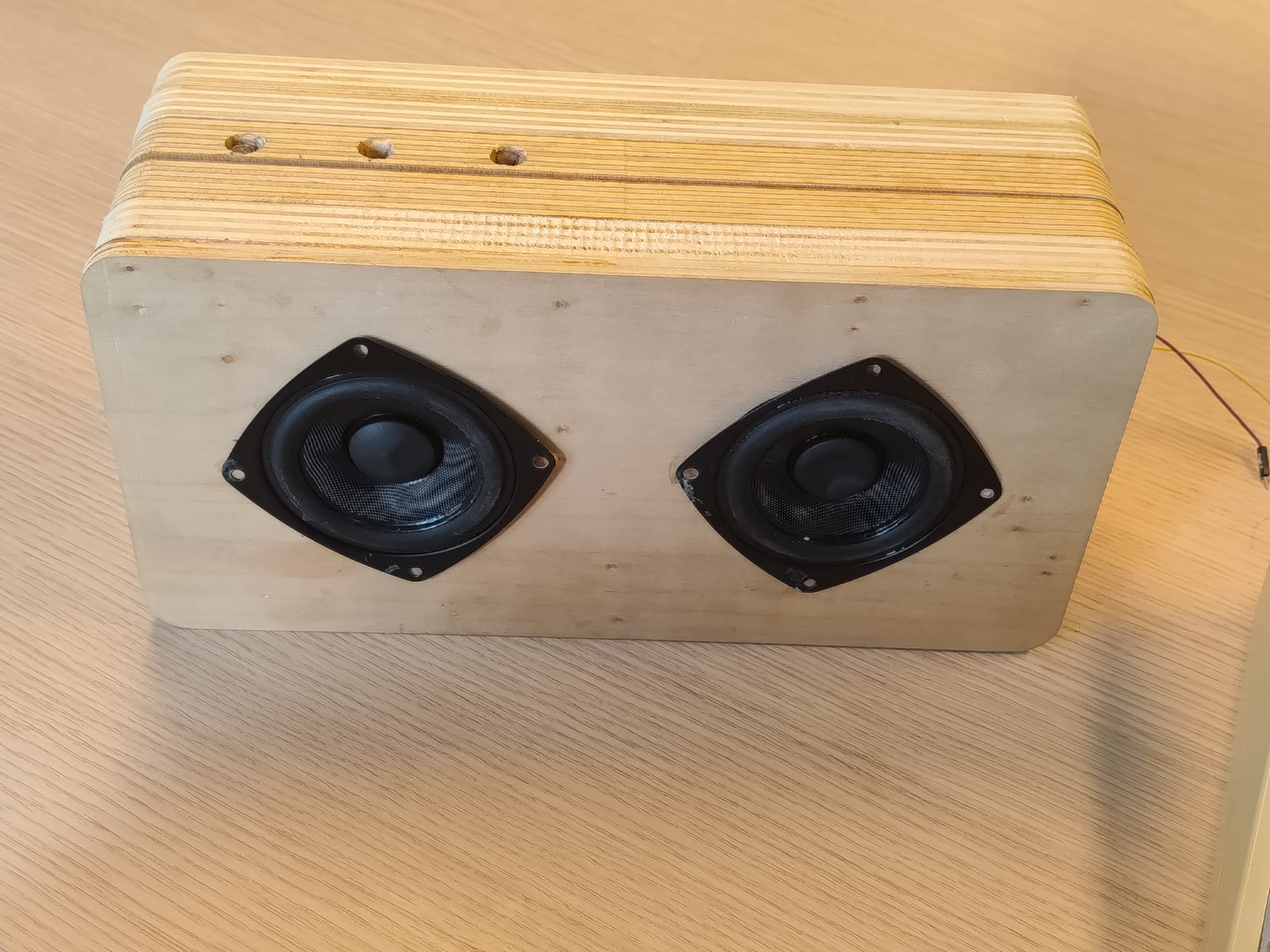 Tests de l'enceinte finale